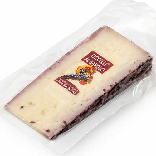 Сыр из коровьего молока c вином Бароло DOCG, Occelli, 140 г