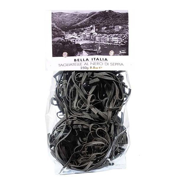 Тальятелле с чернилами каракатицы Bella Italia, 250 г