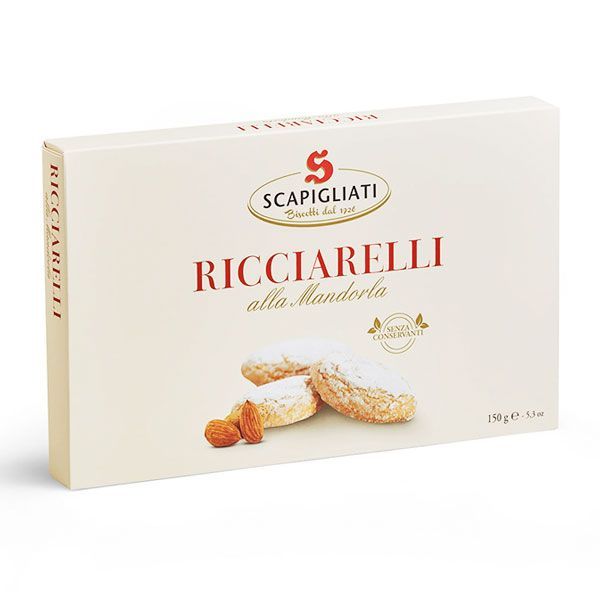 Печенье Риччарелли миндальные SCAPIGLIATI, 150 г (карт/кор)