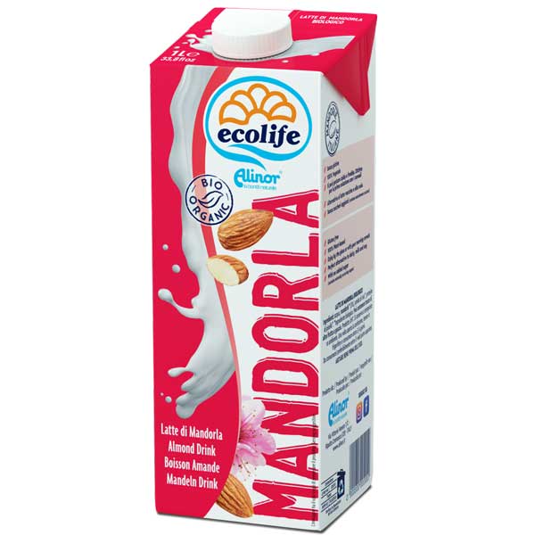Молоко миндальное БИО ECOLIFE, ALINOR, 1 л