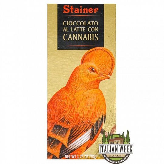 Молочный шоколад с каннабисом Stainer 50 г