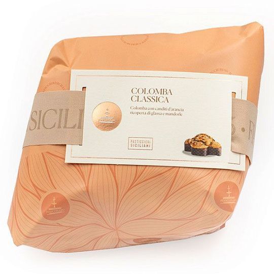 Коломба Classica с цукатами и миндальной глазурью Fiasconaro, 500 г (бум/уп) 