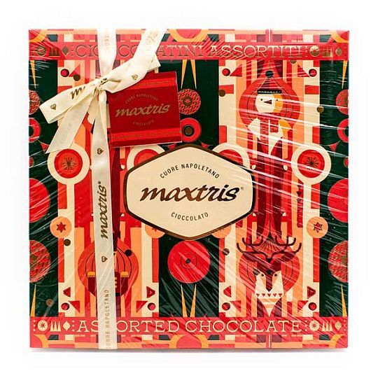 Ассорти из трех пралине MAXTRIS, 500 г (новогодняя корт/кор)