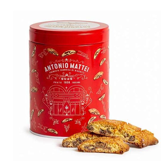 Кантуччи с темным шоколадом из Прато, ANTONIO MATTEI, 125 г (жест/б)