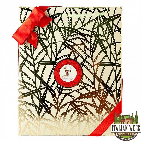 Шоколадные конфеты ассорти COCOA SELECTION 4126, Stainer, 120 г (золотая коробка с красной лентой)