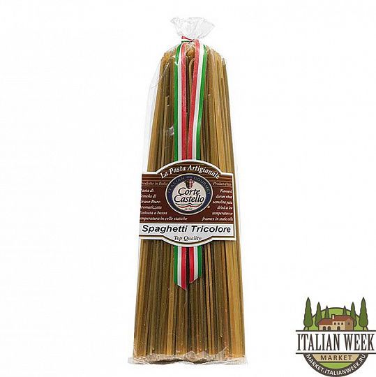 Спагетти триколор Corte Castello, Antico Pastificio Umbro, 500 г