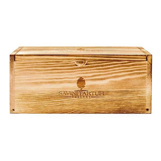 Бокс деревянный с логотипом SAVINI TARTUFI