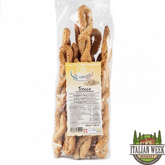 Тречче с кунжутом TD Grissini, 200 г