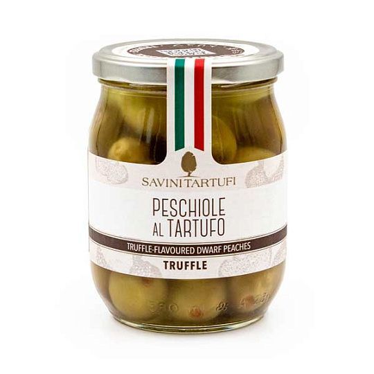 Персики мини с трюфелем SAVINI TARTUFI, 500 г (ст/б)																							