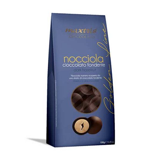 Фундук в темном шоколаде Maxtris Golden Line, 150 г