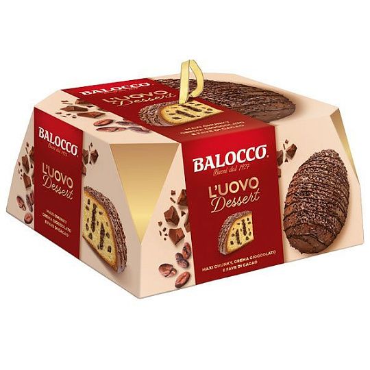 Дессерт L'Uovo (шоколадное яйцо) Balocco, 750 г