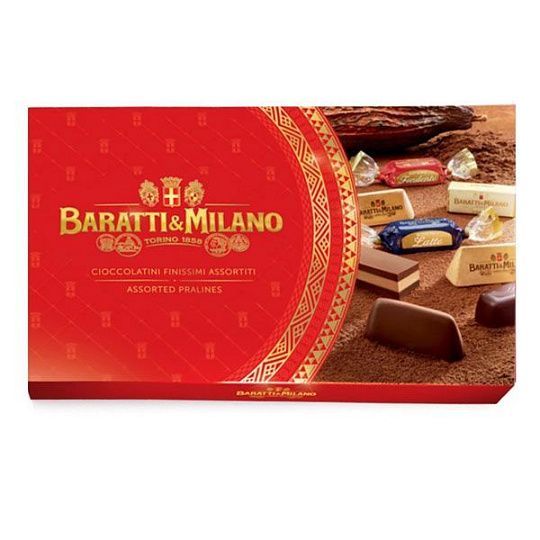 Шоколадное ассорти 4442 BARATTI&MILANO, 4 вкуса, 230 г (карт/кор)