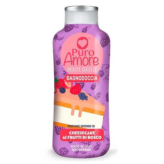 Гель для душа Чизкейк с лесными ягодами FarmaLais, 650 мл