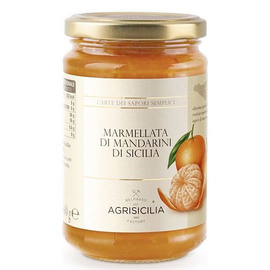 Джем из сицилийского мандарина, L'ARTE SAPORI SEMPLICE Agrisicilia, 360 г