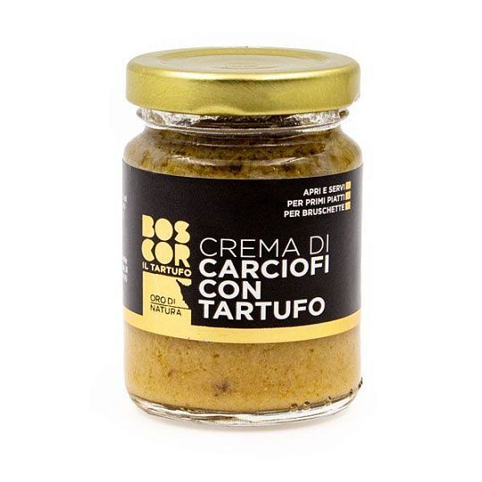 Соус из артишоков с черным трюфелем BOSCOR, CALUGI, 85 г (ст/б)