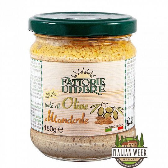 Пате из оливок и миндаля Fattorie Umbre, 180 г