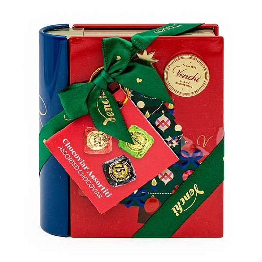 Ассорти шоколадных конфет CHOCOVIAR, VENCHI, 117 г (подарочная новогодняя жест/кор мини-книга)