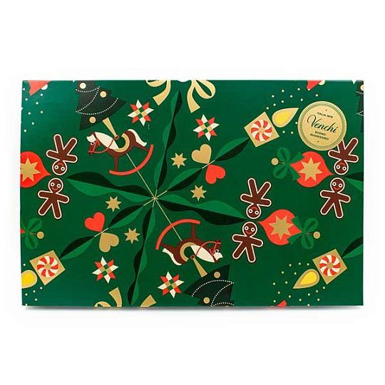 Ассорти шоколадных конфет BUREAU ALICE, VENCHI, 230 г (подарочная карт/кор, коллекция «Рождественская Алиса»)