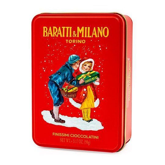 Пралине Чоколатини с фундуком  4370 BARATTI&MILANO, 90 г (жест/кор)