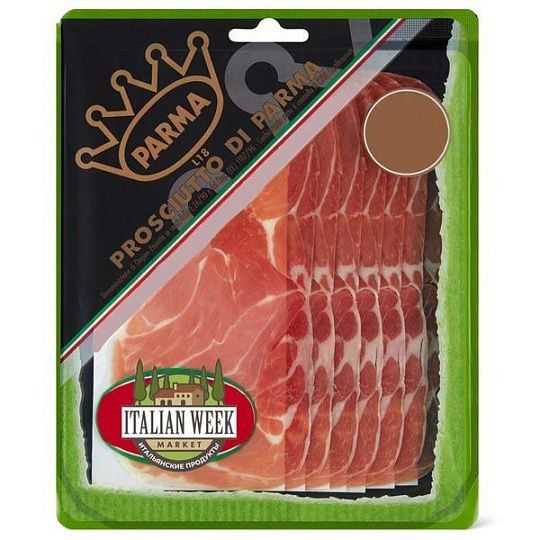 Прошутто ди Парма DOP, нарезка в заводской упаковке, 90 г