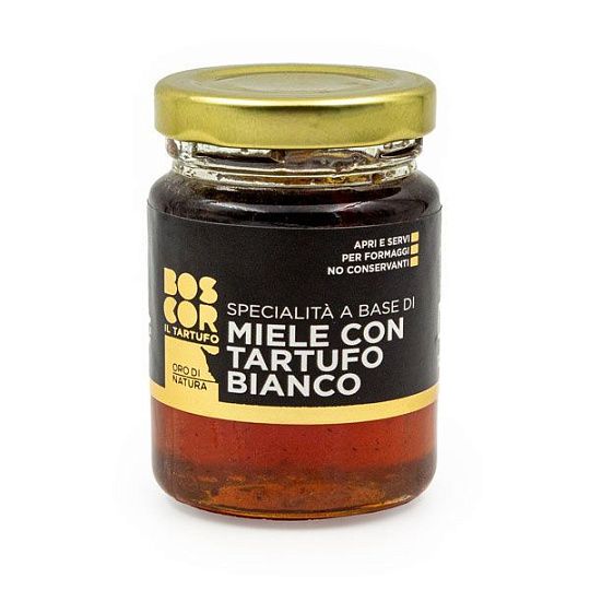 Мед каштановый с белым трюфелем BOSCOR, CALUGI, 120 г (ст/б) 