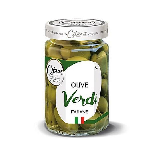 Оливки с косточками итальянские Citres, 290 г (ст/б)